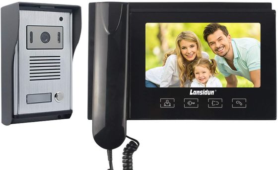 Video Door Access Control With Black Telephone