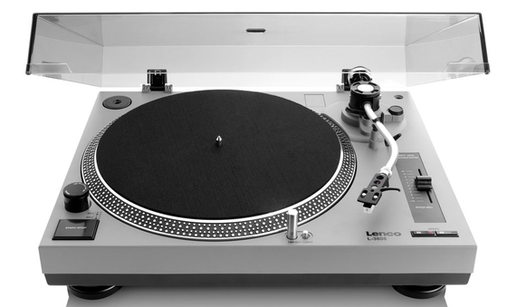 Lenco Pre-Amp Turntable 33 45 RPM Pre-Amp Turntable With Square Cover
