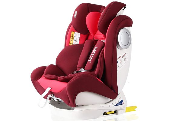 Rear Facing Isofix Car Seat In Burgundy