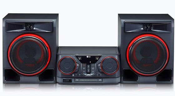 X-Boom RMS Mini Sound System In Black And Red