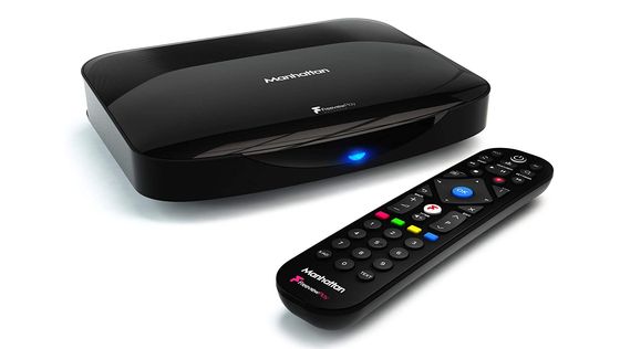 Manhattan 4K Digital TV Box 4K Digital TV Box Freeview In Black