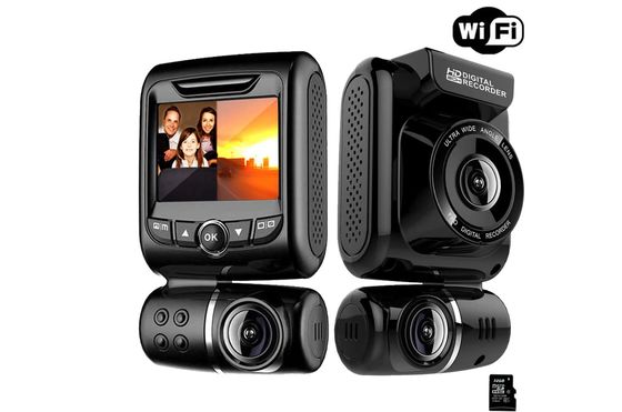 HD Car Dual Dash Cam Recorder Dash Cam Recorder With GPS