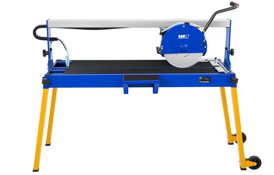 Tile Cutting Machine In Blue And Yellow