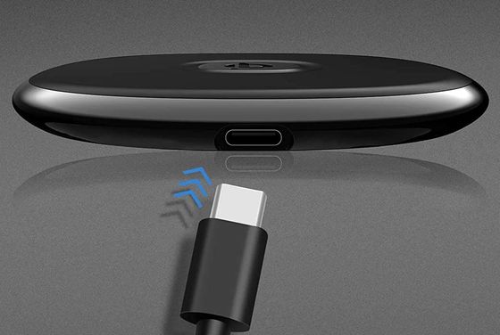 Wireless Charger Qi In Black Disc