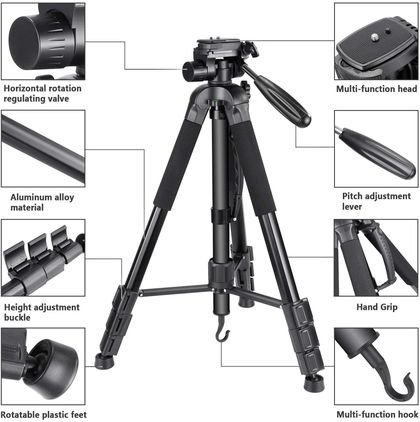 Neewer Full Size Scope Tripod Full Size Scope Tripod With Black Hook