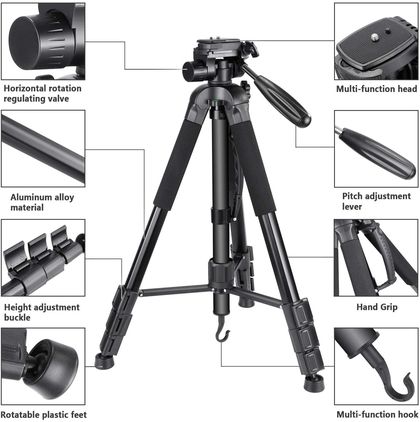 Full Size Scope Tripod With Black Hook