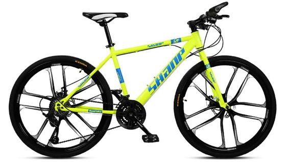 Big Wheel Mountain Bike With Yellow Frame