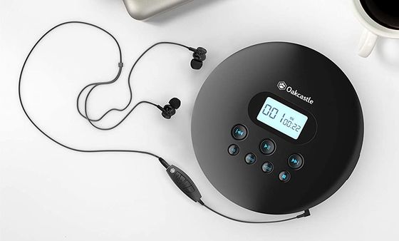 Personal CD Player With Black Earphones
