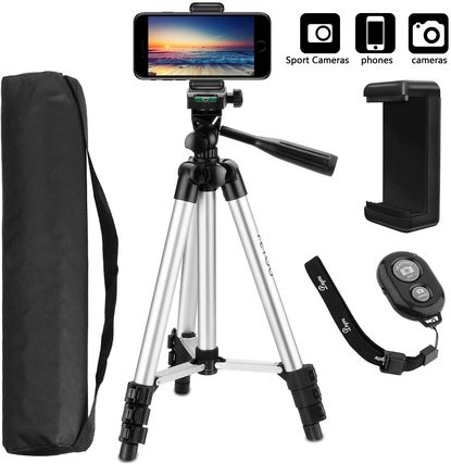 Mobile Phone Photography Tripod With Black Bag