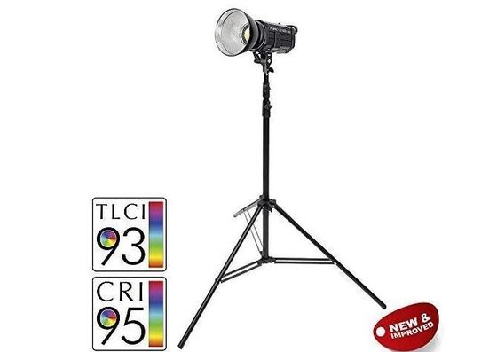 Photography Lighting Equipment On Big Tripod