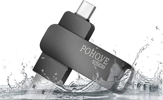 POHOVE USB Memory Stick 128 GB Memory Stick 128GB In Black