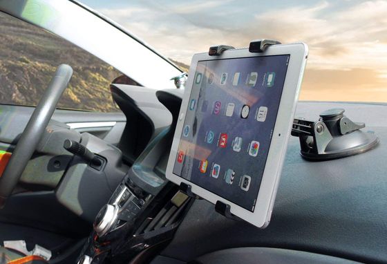 Pomile Car Tablet Bracket Car Tablet Bracket On Black Dash
