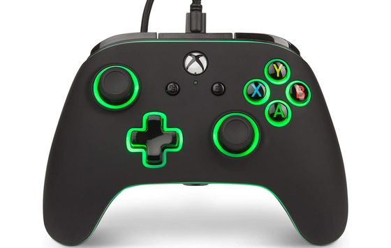 Wired PC Controller With Green Edge