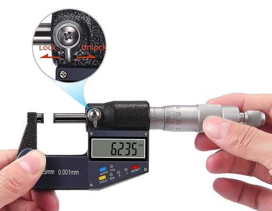 Multi-Function Micrometer With Lock