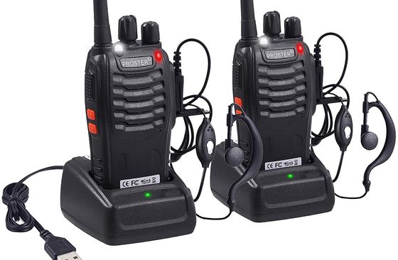 Proster Small Walkie Talkies Walkie Talkies With Black USB Cable