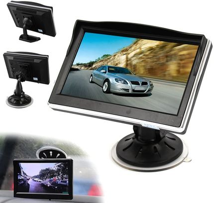 Backup Camera With Tilted Screen