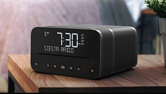 PURE DAB Radio CD Player DAB Radio CD Player In Black With Big LCD