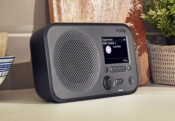 Mini DAB+ Radio With Black Exterior