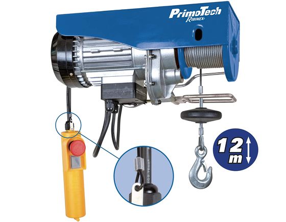 Ribimex Electric Hoist 100 200 Kg 480 W Electric Hoist 100 200 Kg In Blue And Black