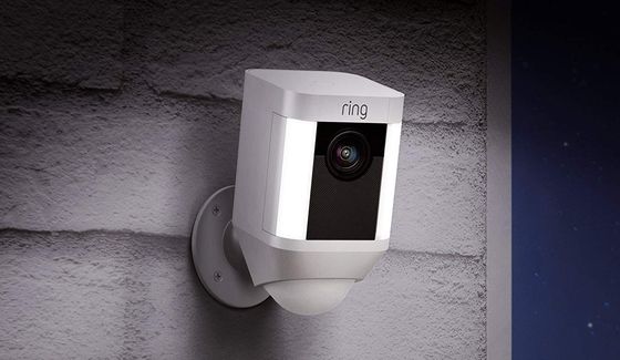 Battery WiFi CCTV Camera With White LED