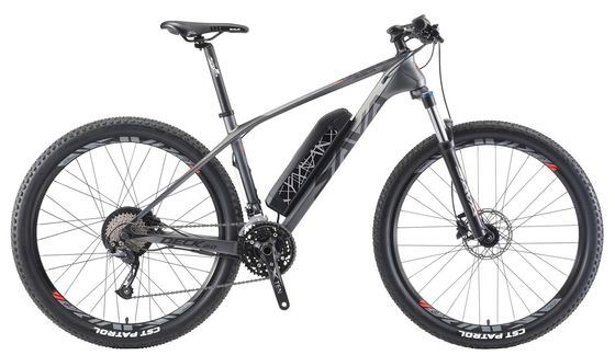 Buy ROCKB Now Black And Red Hybrid Electric Bike On Stand