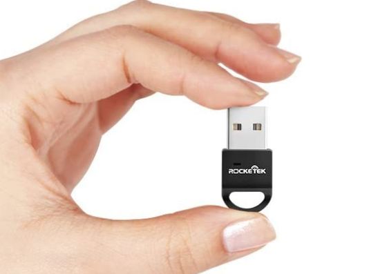 Micro USB Bluetooth EDR Dongle In White And Yellow Box