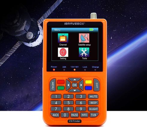 Roeam Satellite TV Signal Finder Satellite TV Signal Finder In Bright Red