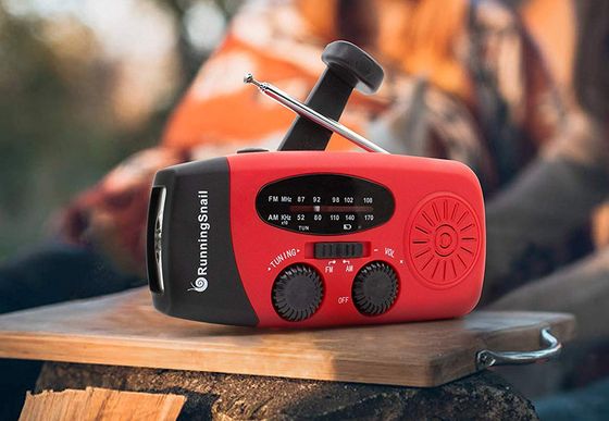 RunningSnail Solar Phone Charger Solar Mobile Phone Charger In Bright Red