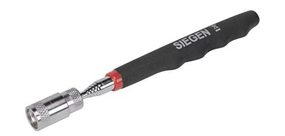 Siegen Flexible Magnetic PickUp Tool Magnetic PickUp Tool With Bright LED