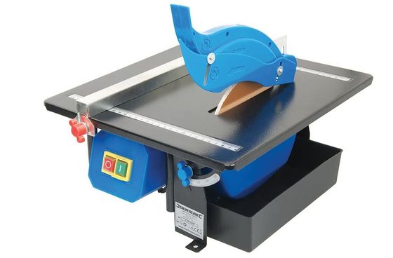 Electric Tile Saw With Red Diamond Blade