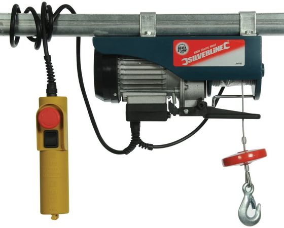 Silverline Electric Hoist 500W Electric Hoist 500W 250Kg In Dark Blue