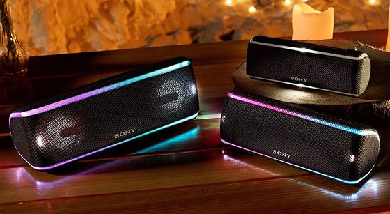Sony Portable Wireless Speaker Light Wireless Bluetooth Speaker With Blue Light Strip