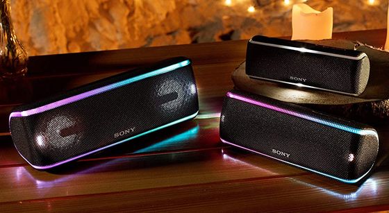 Wireless Bluetooth Speaker With Blue Light Strip