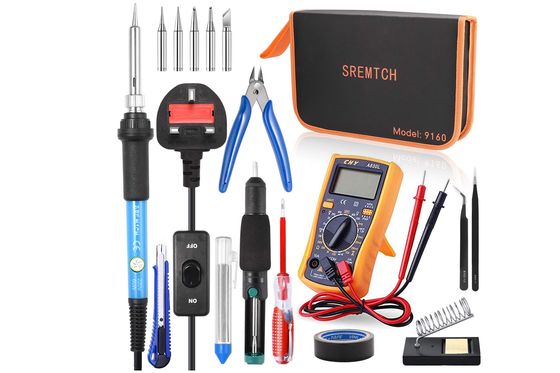 SREM Soldering Iron Kit Soldering Iron Kit With Blue Pliers