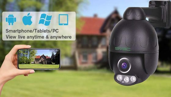 SV3C PoE CCTV Kit IP Security Camera PoE CCTV Kit IP Security Camera In Black Case