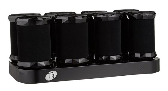 Large Heated Rollers In Black