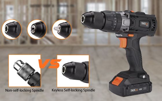 Tacklife Handheld Power Drill Torque Power Drill Hammer With Black Exterior