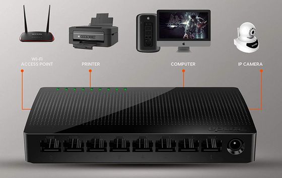 8-Port Gigabit Network Switch With LED