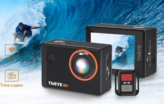 4K Waterproof Action Camera In Black