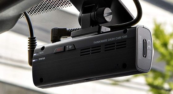 Car Camera Front And Rear In Black