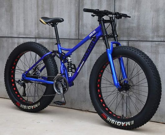 Fat Mountain Bike In Blue