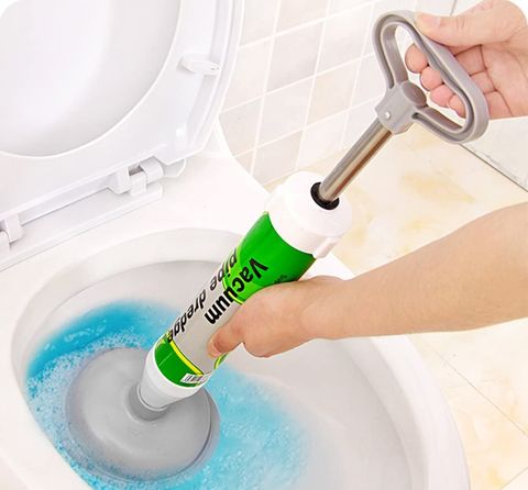 TIMESETL Easy Drain Toilet Plunger Easy Drain Toilet Plunger With Handle