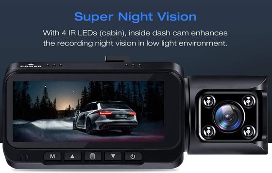 TOGUARD 4K Dual Dash Cam IPS Screen Dual Dash Camera