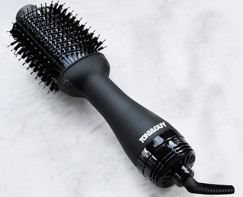 Hot Hair Styler Brush Black Exterior