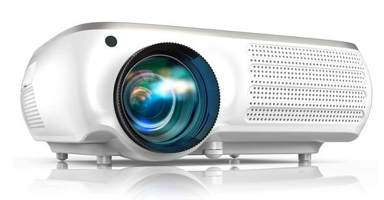 TopTro Home Theater Projector Home Theater Projector With White Exterior