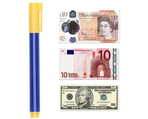 Super Sporty Money Counterfeit Detector Pen