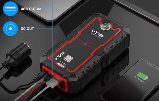 Car And Van Battery Charger With USB Slot