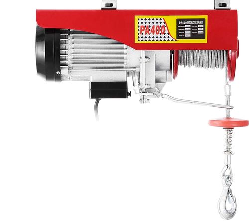 VEVOR 400 Kg Electric Hoist RC Electric Hoist RC 220V-240V In Red Finish
