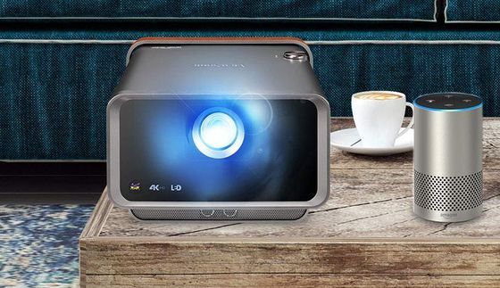 ViewSonic Short Throw 4K Projector Short Throw 4K Projector With Black Fire Stick