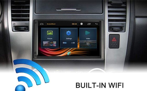 Vislone Double DIN Car Stereo Mp5 Double DIN Touchscreen Car Stereo In Dashboard